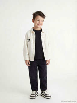 Beli Lastikli Erkek ?ocuk Jean Pantolon