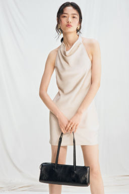 Vestido halter de sat?n - H&m фото 6