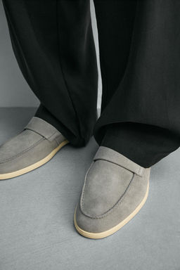 CASUAL LEATHER LOAFERS - Zara фото 3