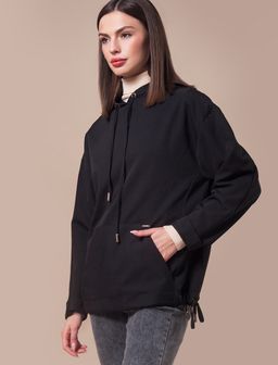 Худи из костюмной поливискозы