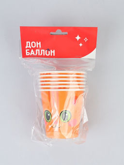 Цена за 2 шт. Стаканы (250 мл) Котик, 6 шт.
