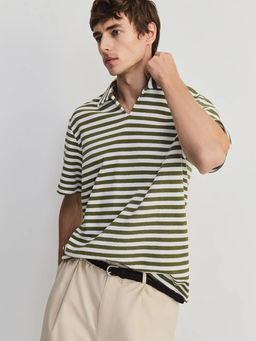 Футболка поло в полоску / Zarina