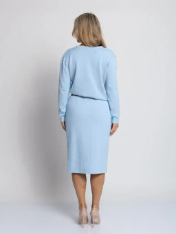 Платье Ф 002/голубой