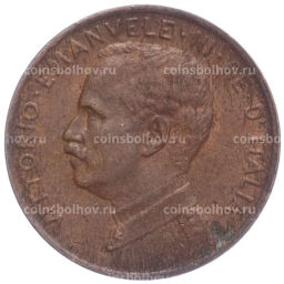 Монета 1 чентезимо 1916 года Италия