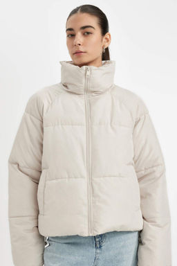 Su Itici Sisme Mont Dik Yaka Fermuarl? Cepli K?sa - Defacto фото 2