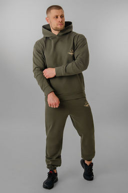 Арт. 63190 Костюм  с брюками мужской 50-58 (5 шт) Цвет:хаки