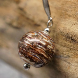 Серьги из муранского стекла BARK LS2854