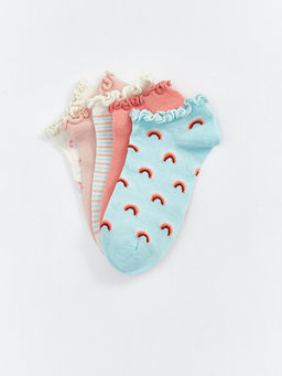 Desenli K?z ?ocuk Patik ?orap 5li - Waikiki фото 2