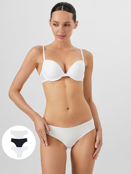 Трусы женские бесшовные в наборе, 3 шт