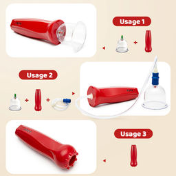 Вакуумные банки Buro массажные набор  фото 5