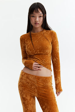 Top en velour arrugado - H&m фото 2