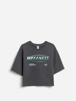 ACOOLA / Футболка детская для девочек Namibia графитовый  фото 3