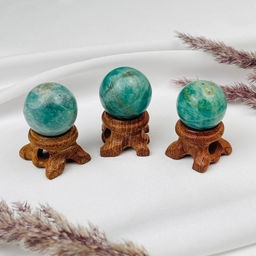 Шар из Амазонита на подставке