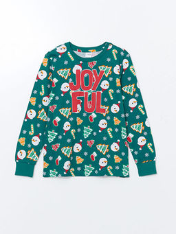 Bisiklet Yaka Y?lba?? Temal? Erkek ?ocuk Pijama Tak?m? - Waikiki фото 2