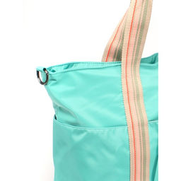 Сумка женская текстиль BoBo-5202, 1отдел, плечевой ремень, зеленый 260731  фото 4