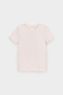 К 1596-1/розовый,крупная вишня пижама для дев