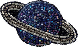 Klart набор для вышивания 10-010 Брошь. Сатурн 7.5 х 4.5 см