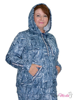 Спортивная куртка Модель №687 размеры 44-84 - Plusmoda фото 5