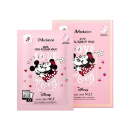 JMSOLUTION Тканевая маска для сияния кожи DISNEY COLLECTION SELFIE VITAL ROSEHIP MASK(30 мл)  фото 3