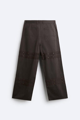 TROUSERS WITH CONTRAST STRIPES - Zara фото 7