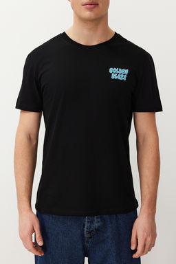 Siyah Regular/Normal Kesim Nak?sl? %100 Pamuklu T-Shirt TMNSS24TS00189 - Trendyolmilla фото 4