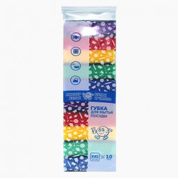 Набор губок 10 штд/посуды "Мистер Бульк" XXL арт. МБ110, ТДД 17225