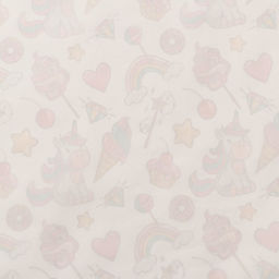 Набор упаковочной бумаги, глянцевая Единорожки ,50 70 см ,2 листа - UPAK LAND фото 4