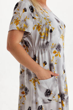 Платье штапель 6146/01/Серый - Rise фото 2