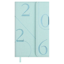 Еженедельник датированный 2026 ESCALADA, 95х155 мм, 64 л., арт. 70354/ 40 БЬЯНЧИНИ МЯТНЫЙ