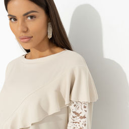 Туника дизайнерская, Вам письмо (beige) - Charutti фото 3