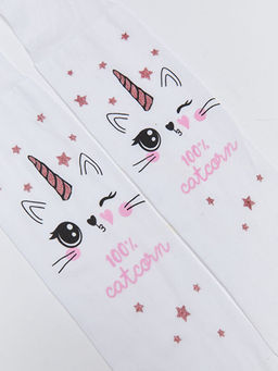 Desenli K?z ?ocuk K?lotlu ?orap