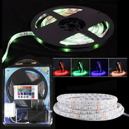 Подсветка неоновая с пультом, лента LED 5метров с пльтом