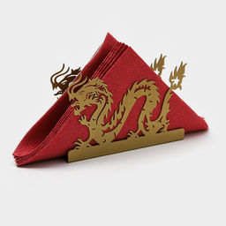 Салфетница Дракон, 1449 см, цвет золотой