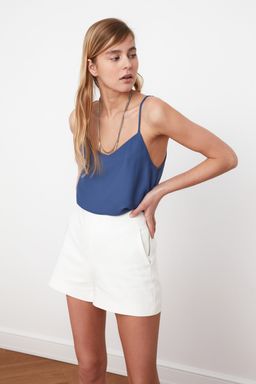 Trendyolmilla Siyah Basic Ask?l? Dokuma Bluz TWOSS19BB0224  фото 45