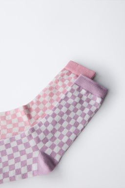 2-PACK OF CHEQUERED SOCKS - Zara фото 3