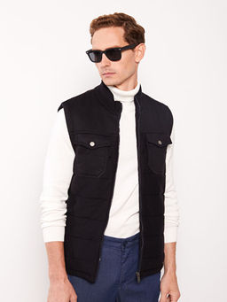 Standart Kal?p Dik Yaka Erkek Yelek