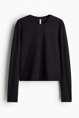 Camiseta de microfibra de manga larga - H&m фото 4
