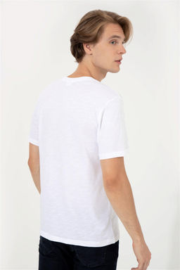 U. S. Polo Assn Мужская белая футболка с круглым вырезом - U.s. polo assn фото 11