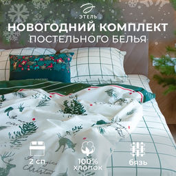 Постельное бельё 2-спальное «Этель» Magical Christmas, бязь