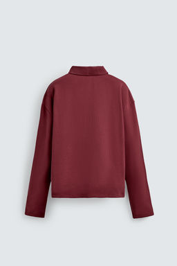BOXY FIT POLO SHIRT - Zara фото 8