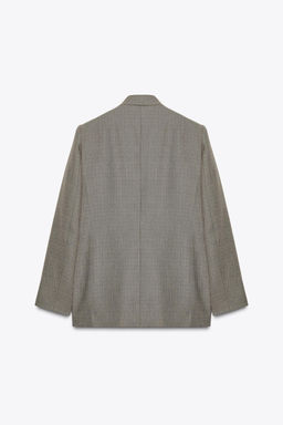 DOUBLE-BREASTED BLAZER WITH SHOULDER PADS - Zara фото 9