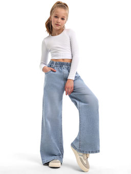 Джинсы-палаццо для девочек - СИНЯЯ МОДА фото 10