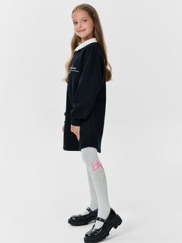 Цена за 3 пары! Колготки детские серые с бантиками - Mark formelle фото 2