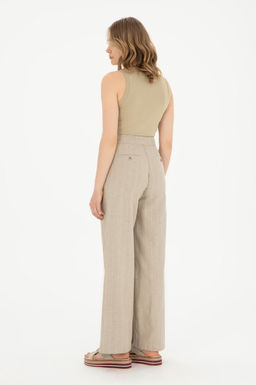 Женские брюки цвета хаки из парусины Неожиданная скидка в корзине - U.s. polo assn фото 4