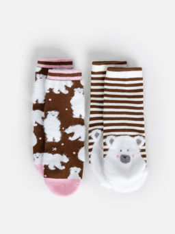 ACOOLA / Носки детские в наборе из 2 пар Kaliyari коричневый