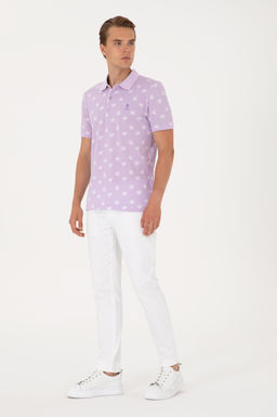 Erkek Regular Fit Lila Polo Yaka Ti__rt Sepette S_rpriz _ndirim - U.s. polo assn фото 4
