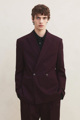 Americana de doble botonadura Regular Fit