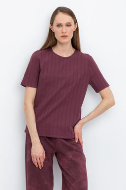 ЕВТ 3217/сливовое вино фуфайка жен