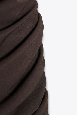 SHORT DRESS WITH SHOULDER PADS - Zara фото 7