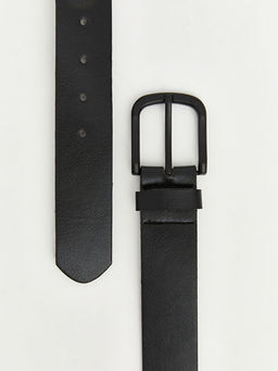 Deri G?r?n?ml? Erkek Kemer